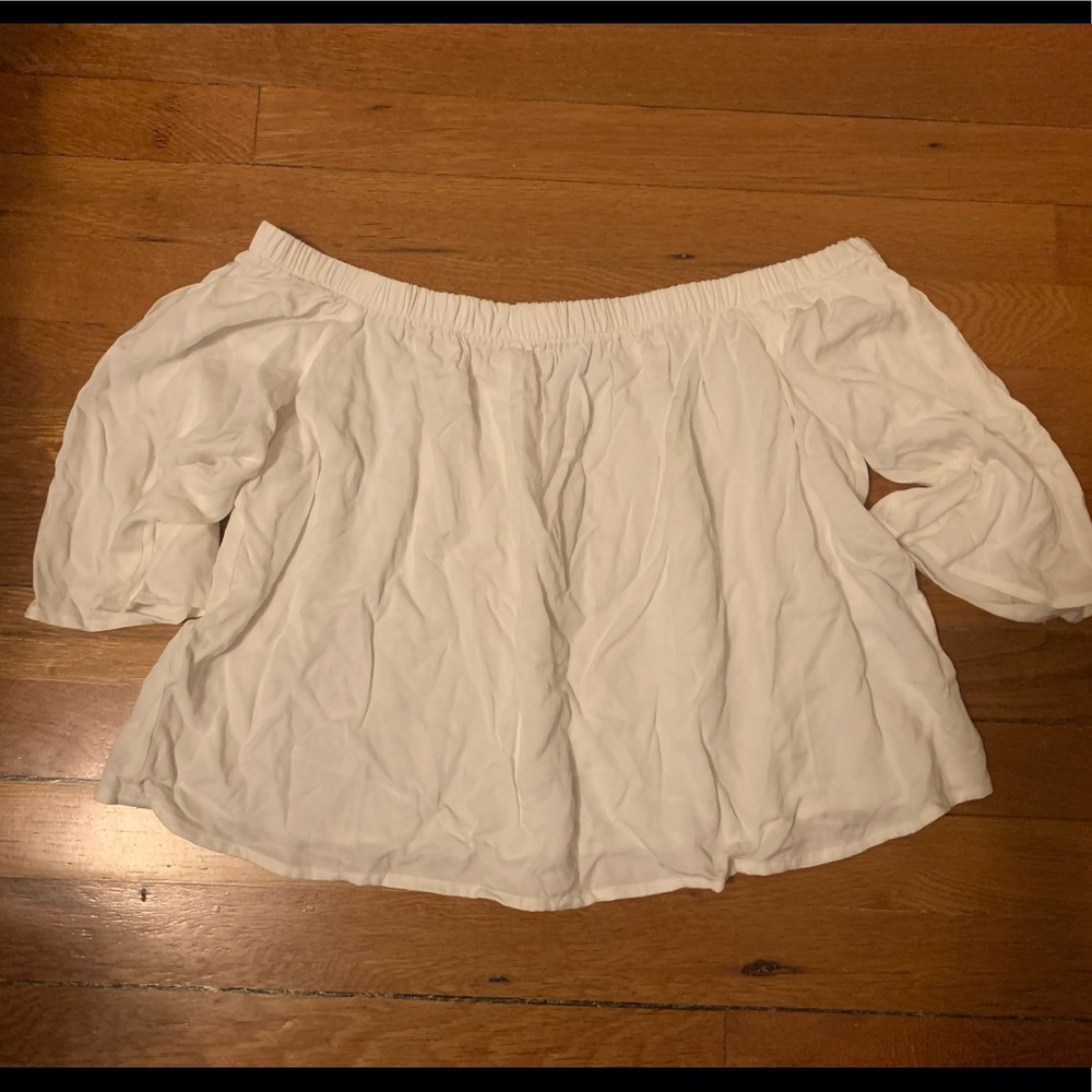 Bundle 3 for $30 American Apparel NWOT white peasant top final season medium